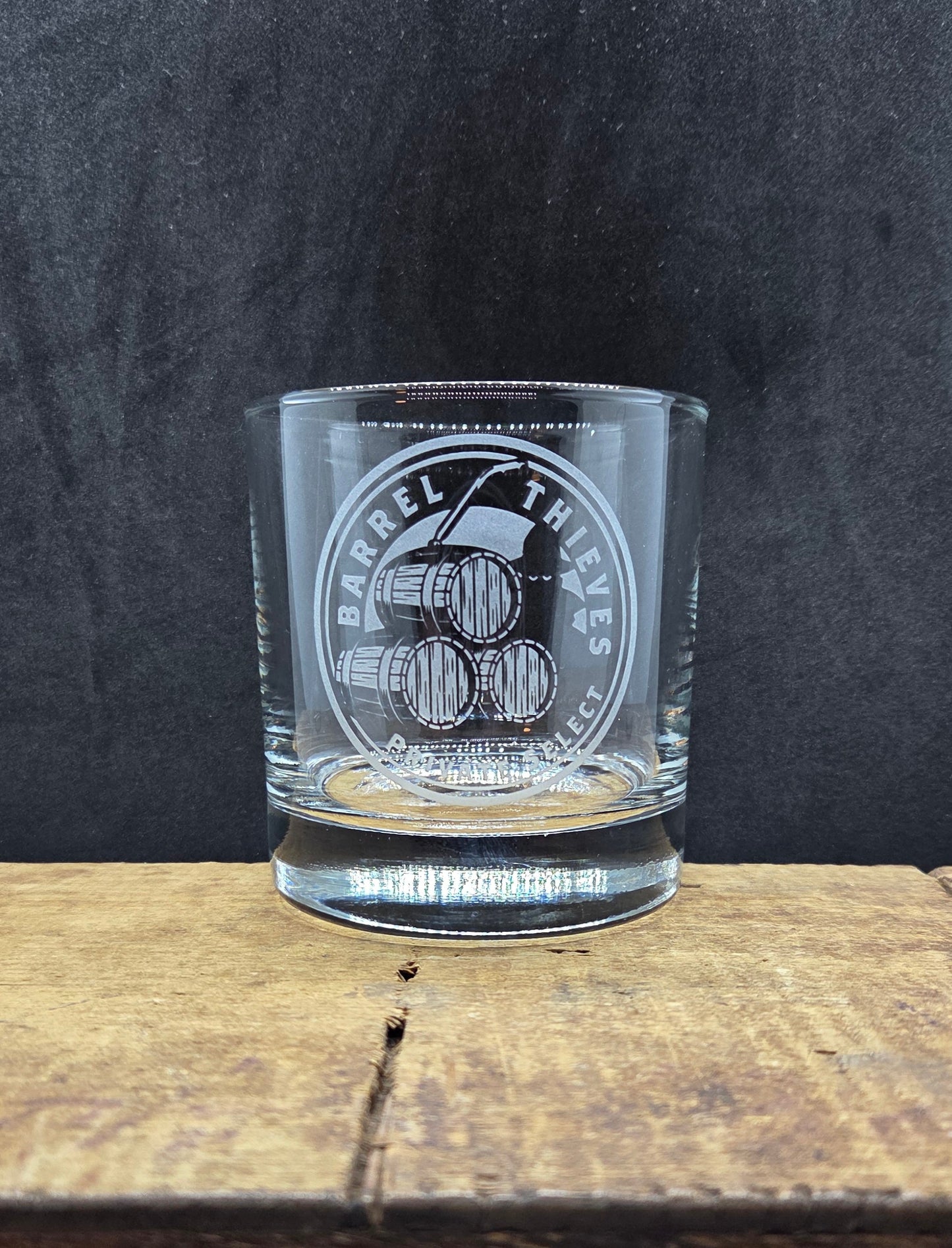 Barrel Thieves Round Rocks glass 10.5oz