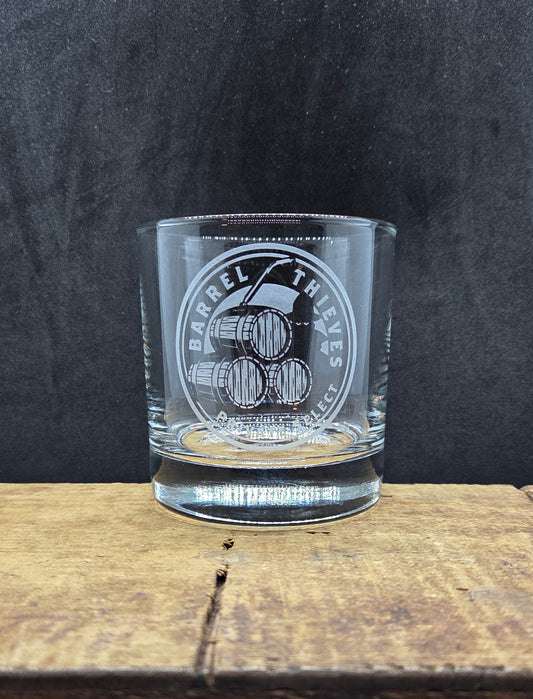 Barrel Thieves Round Rocks glass 10.5oz